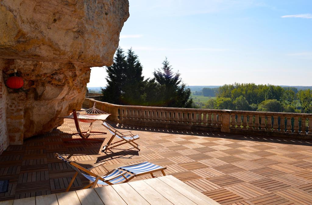 Gites Troglodytes Du Chateau De L'Etoile Vernou-sur-Brenne Zewnętrze zdjęcie